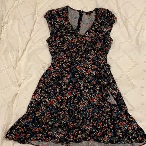 Floral summer mini dress